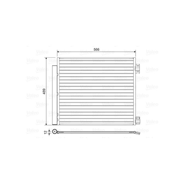 Kondensor, klimatanläggning Valeo 822559 VALEO