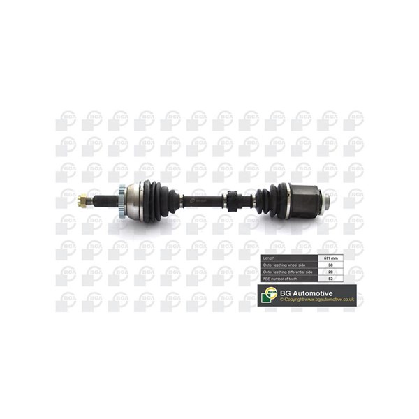 Drivaxel, framaxel höger Bga DS2707R BGA