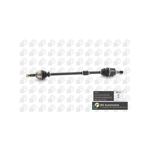Drivaxel, framaxel höger Bga DS6310R BGA