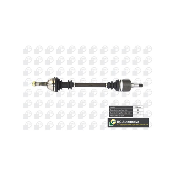 Drivaxel, framaxel vänster Bga DS6710L BGA