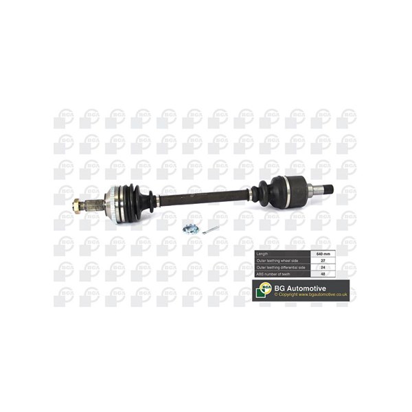 Drivaxel, framaxel vänster Bga DS6713L BGA