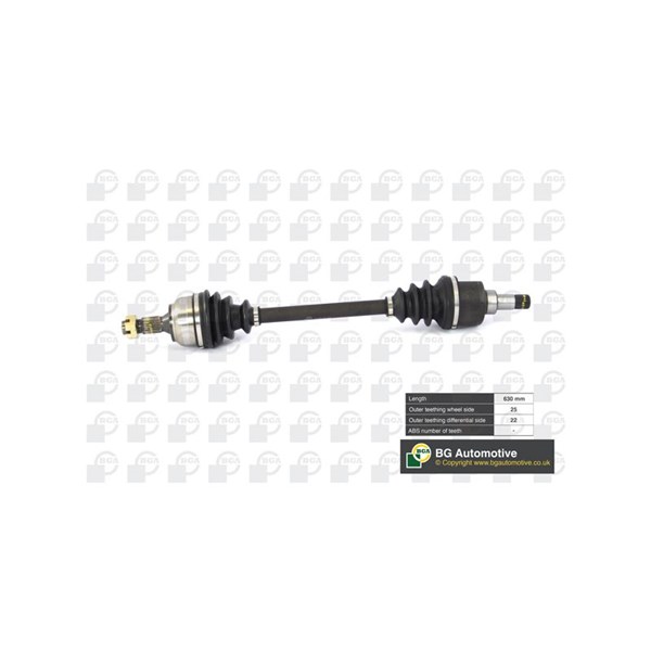 Drivaxel, framaxel vänster Bga DS6724LA BGA