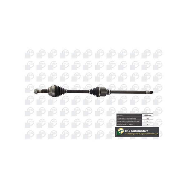 Drivaxel, framaxel höger Bga DS6738R BGA
