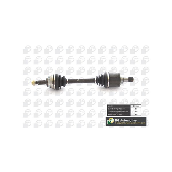 Drivaxel, framaxel vänster Bga DS7608L BGA