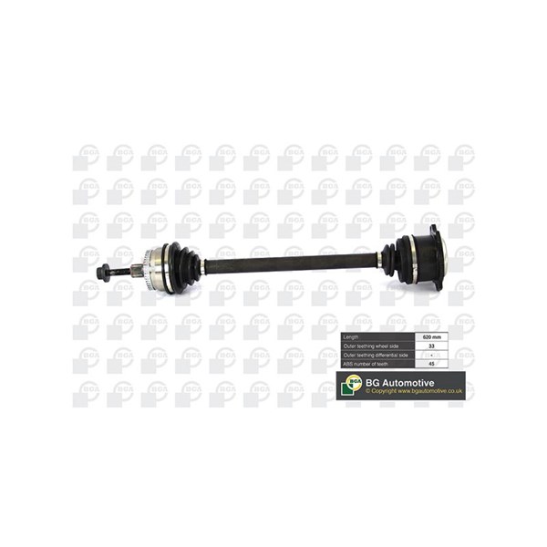 Drivaxel, framaxel höger Bga DS9622RA BGA