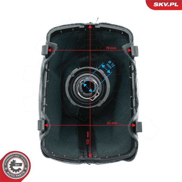 Växelspaksknopp Esen skv 63SKV408 ESEN SKV