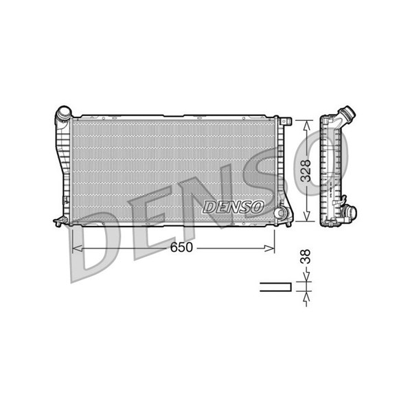 Kylare, motorkylning Denso DRM05002 DENSO