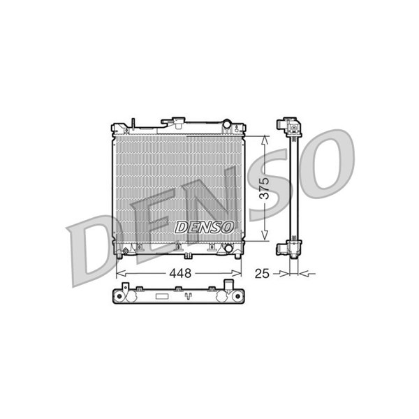 Kylare, motorkylning Denso DRM47014 DENSO