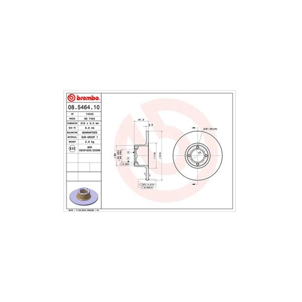 Bromsskiva Solid, Framaxel Magneti marelli 360406014000 MAGNETI MARELLI