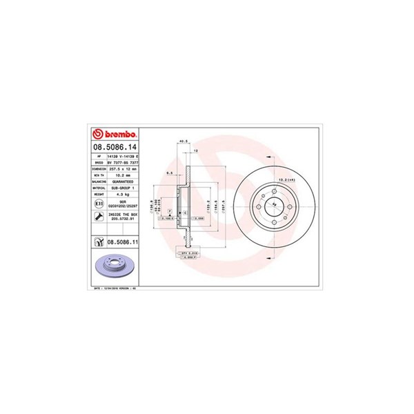 Bromsskiva Solid, Framaxel Magneti marelli 360406021800 MAGNETI MARELLI