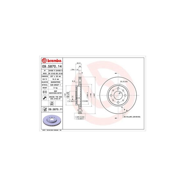 Bromsskiva, Framaxel Magneti marelli 360406021900 MAGNETI MARELLI