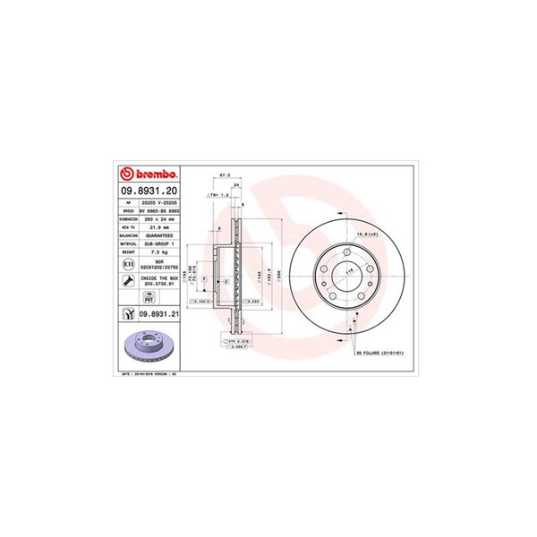 Bromsskiva, Framaxel Magneti marelli 360406023800 MAGNETI MARELLI