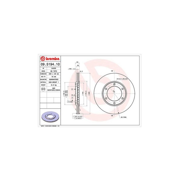 Bromsskiva Ventilerad, Framaxel Magneti marelli 360406034600 MAGNETI MARELLI