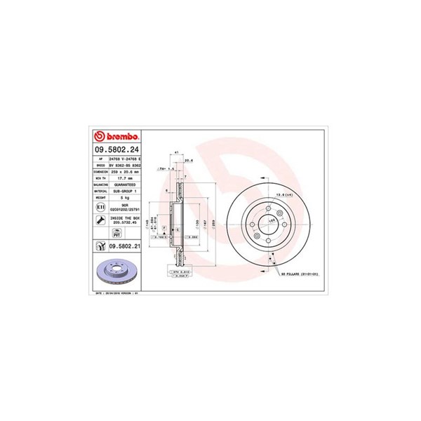 Bromsskiva, Framaxel Magneti marelli 360406043100 MAGNETI MARELLI