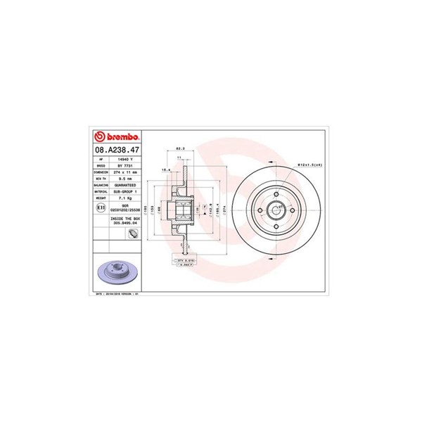 Bromsskiva Solid, Bakaxel Magneti marelli 360406061000 MAGNETI MARELLI