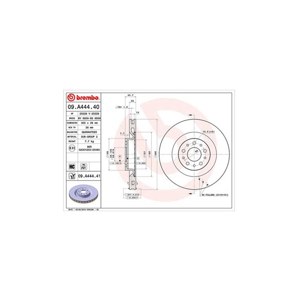 Bromsskiva, Framaxel Magneti marelli 360406106800 MAGNETI MARELLI