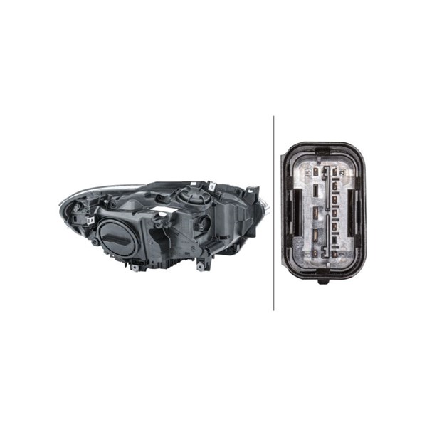 Strålkastare 12V, Vänster Hella 1EG 010 741-071 HELLA