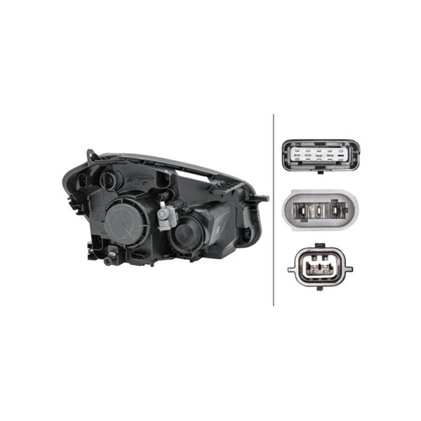 Strålkastare 12V, Vänster Hella 1EL 010 335-051 HELLA