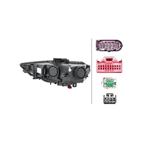 Strålkastare 12V, Höger Hella 1EL 010 740-321 HELLA Strålkastare 12V, Höger Hella 1EL 010 740-321 HELLA
