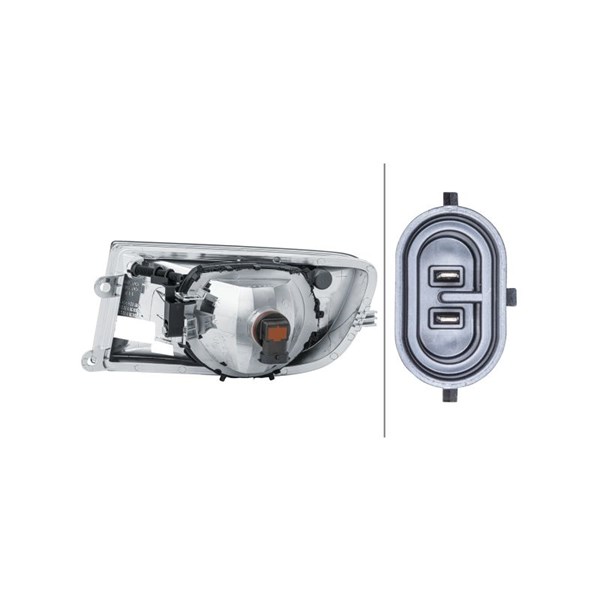 Dimljus 12V, Höger Hella 1N0 354 017-041 HELLA Dimljus 12V, Höger Hella 1N0 354 017-041 HELLA