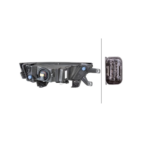 Dimljus 12V, Höger Hella 1ND 012 998-021 HELLA