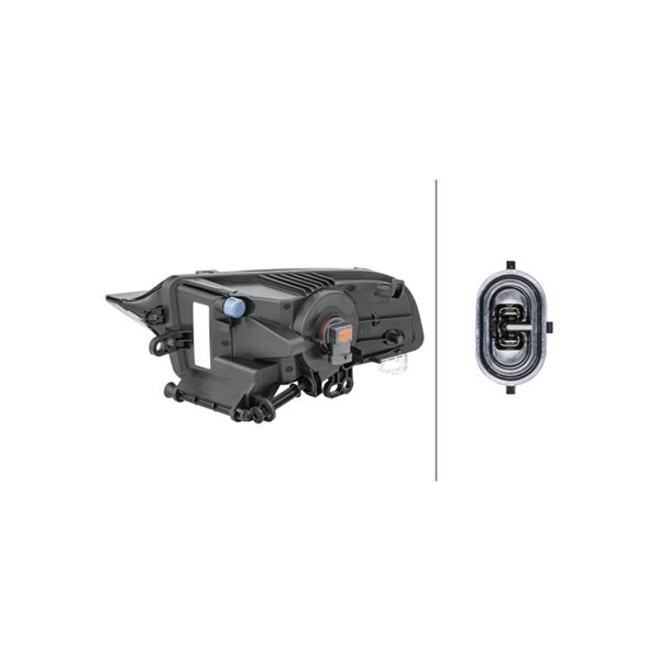 Dimljus 12V, Höger Hella 1NE 010 832-141 HELLA