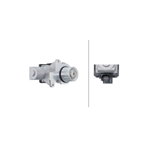 Egr-ventil 12V, Höger, Vänster Hella 6NU 014 865-671 HELLA