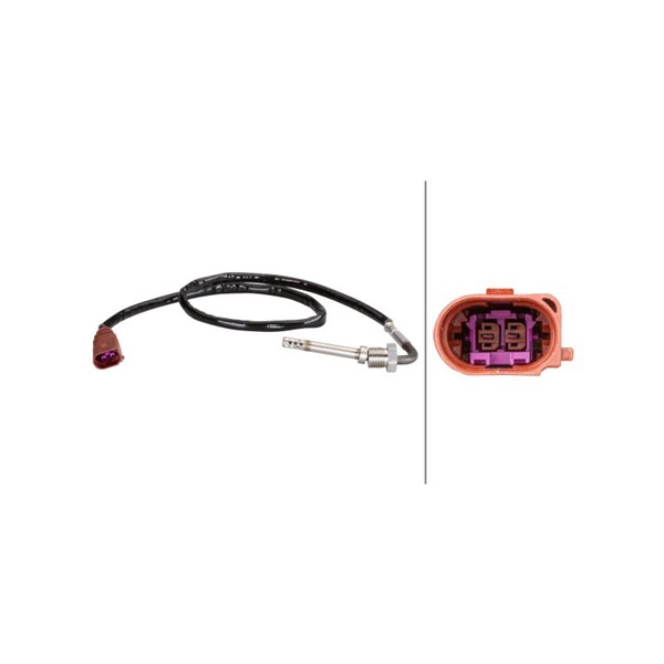 Sensor, avgastemperatur Hella 6PT 010 376-191 HELLA