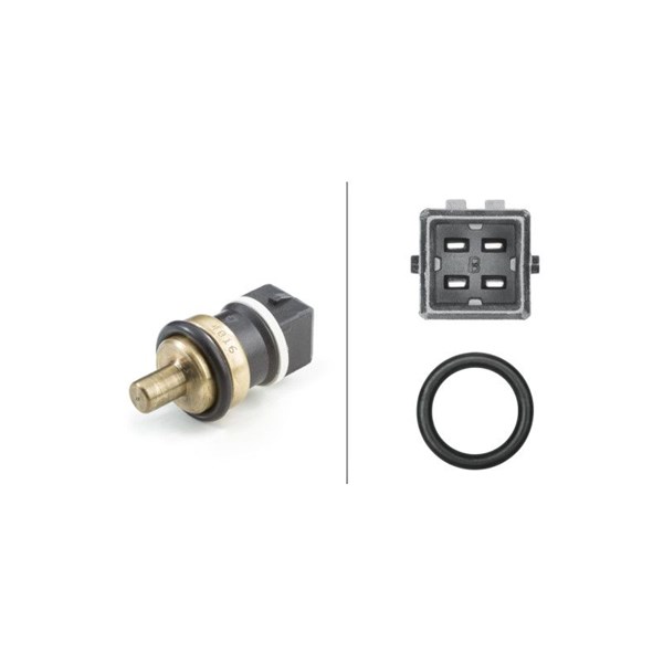 Kylvätsketemperatur-sensor Hella 6PT 358 058-201 HELLA