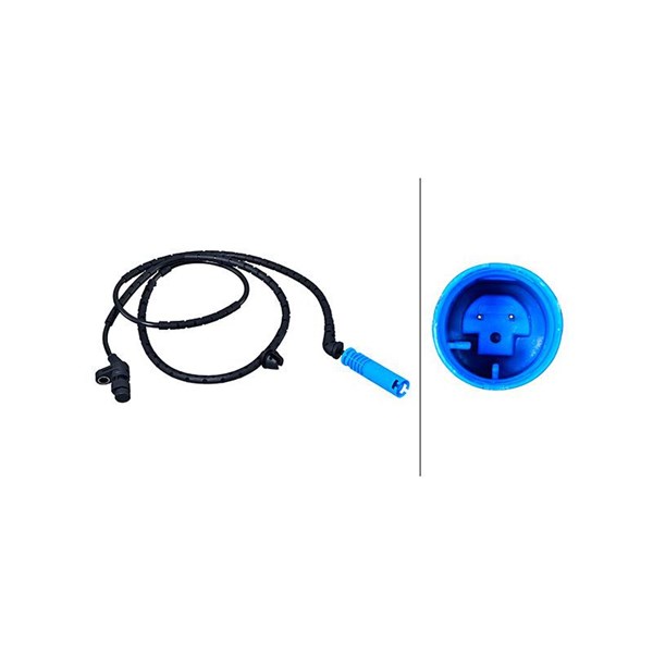 ABS-givare, Sensor, hjulvarvtal, Bakaxel Hella 6PU 358 218-281 HELLA ABS-givare, Sensor, hjulvarvtal, Bakaxel Hella 6PU 358 218-281 HELLA
