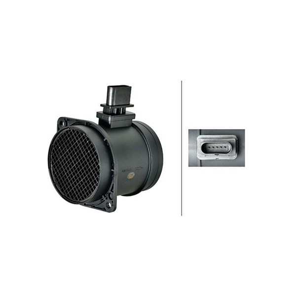 Luftmassemätare Hella 8ET 358 166-551 HELLA