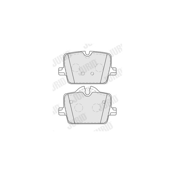 Bromsbeläggsats, Bakaxel, Framaxel Jurid 574080J JURID Bromsbeläggsats, Bakaxel, Framaxel Jurid 574080J JURID