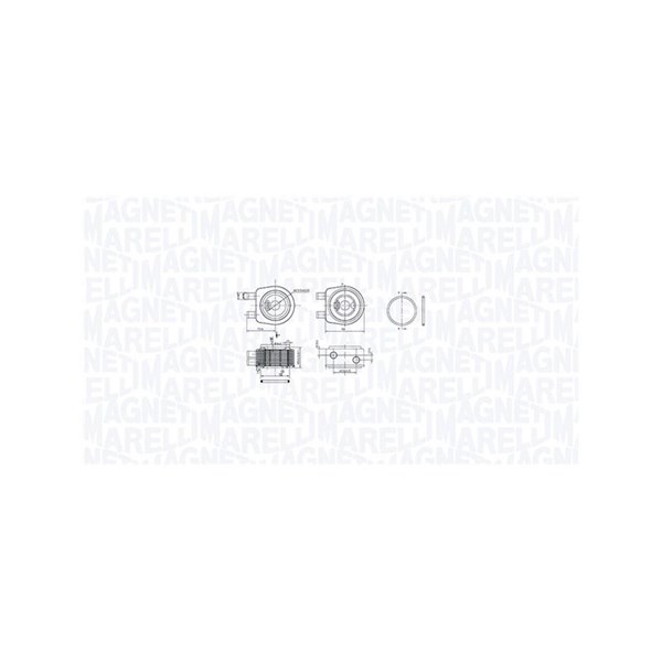 Oljekylare, motor Magneti marelli 350300001900 MAGNETI MARELLI
