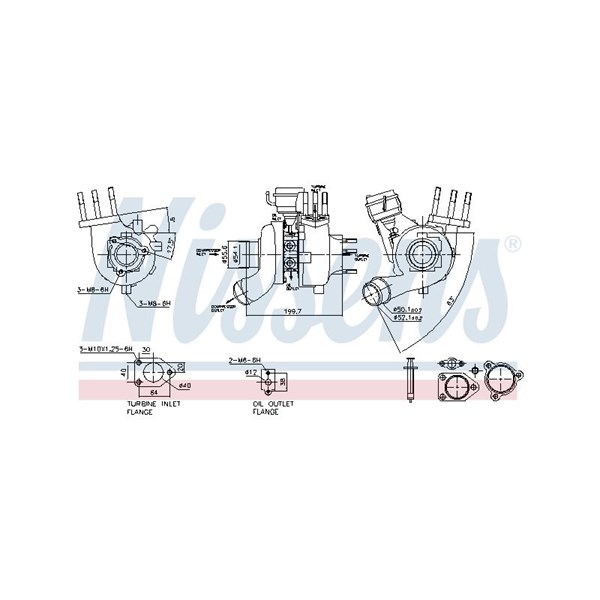 Turbo Nissens 93228 NISSENS