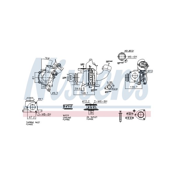 Turbo Nissens 93422 NISSENS