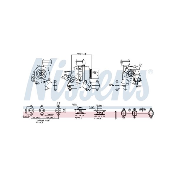 Turbo Nissens 93495 NISSENS