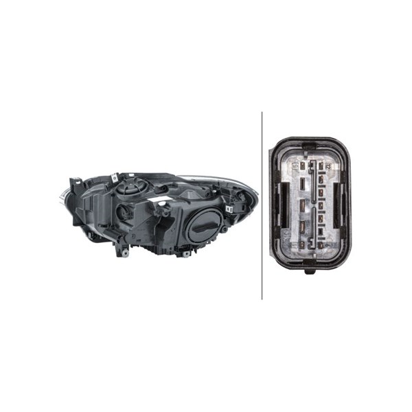 Strålkastare 12V, Höger Hella 1EG 010 741-081 HELLA