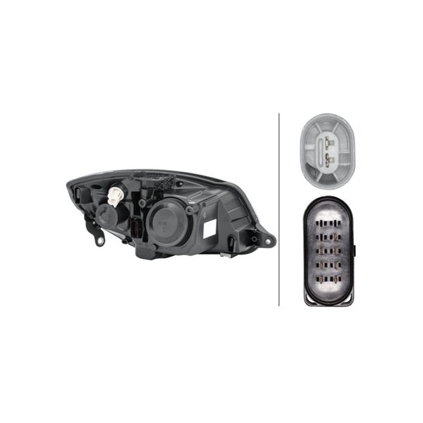 Strålkastare 12V, Vänster Hella 1EL 247 025-251 HELLA