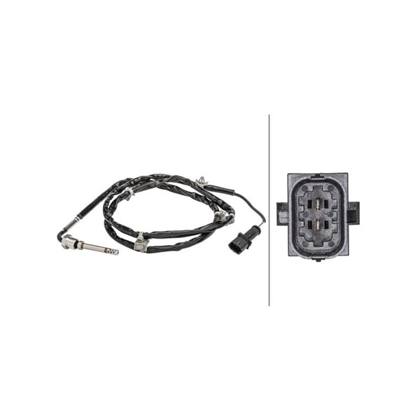 Sensor, avgastemperatur Hella 6PT 358 181-071 HELLA