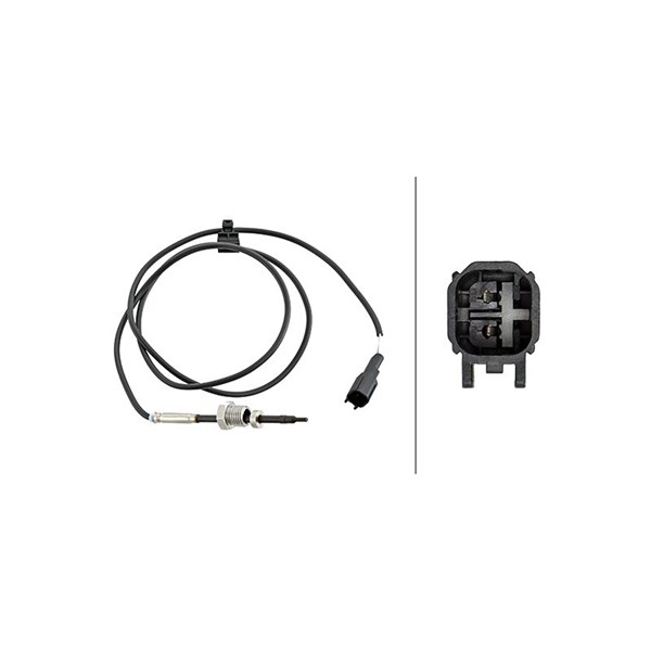 Sensor, avgastemperatur Hella 6PT 358 181-781 HELLA