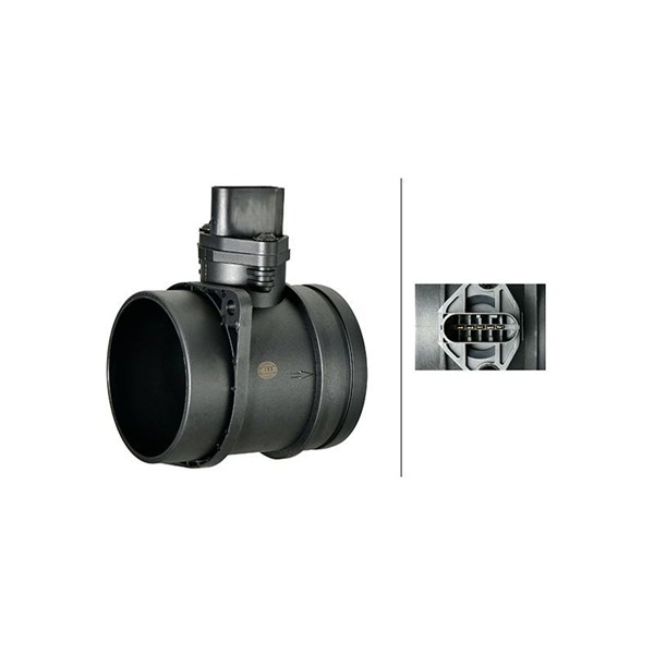 Luftmassemätare Hella 8ET 358 166-561 HELLA