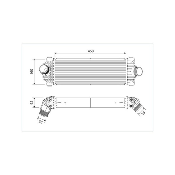 Intercooler Valeo 822933 VALEO