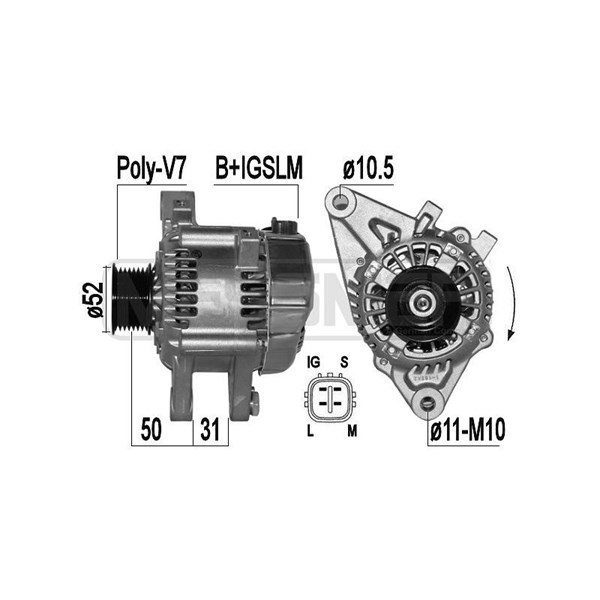 Generator 14V 80A Generator 14V 80A