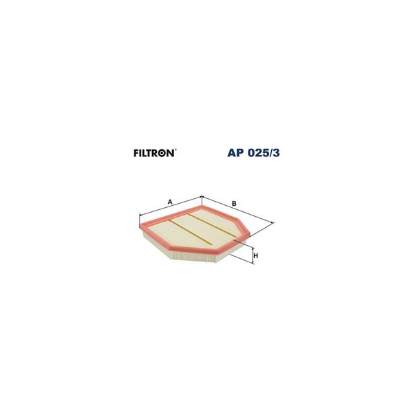 Luftfilter, Höger Filtron AP 025/3 FILTRON Luftfilter, Höger Filtron AP 025/3 FILTRON