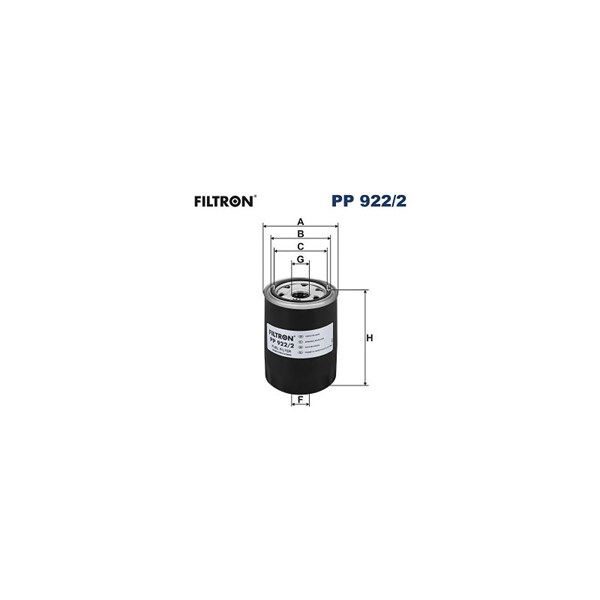 Bränslefilter Filtron PP 922/2 FILTRON