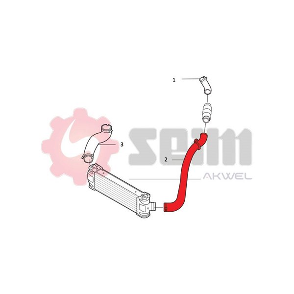 Laddluftslang Seim 981806 SEIM