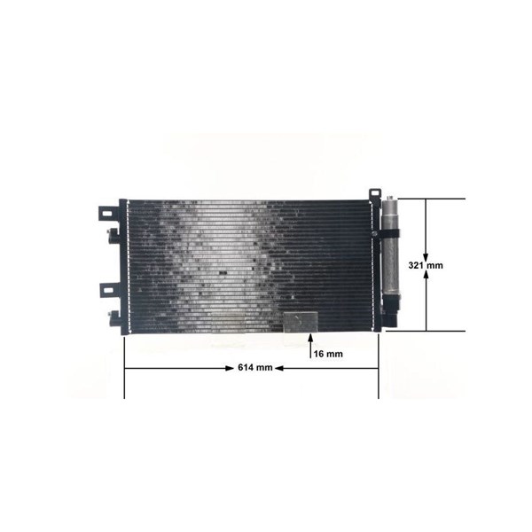 Kondensor, klimatanläggning Mahle AC 312 001S MAHLE