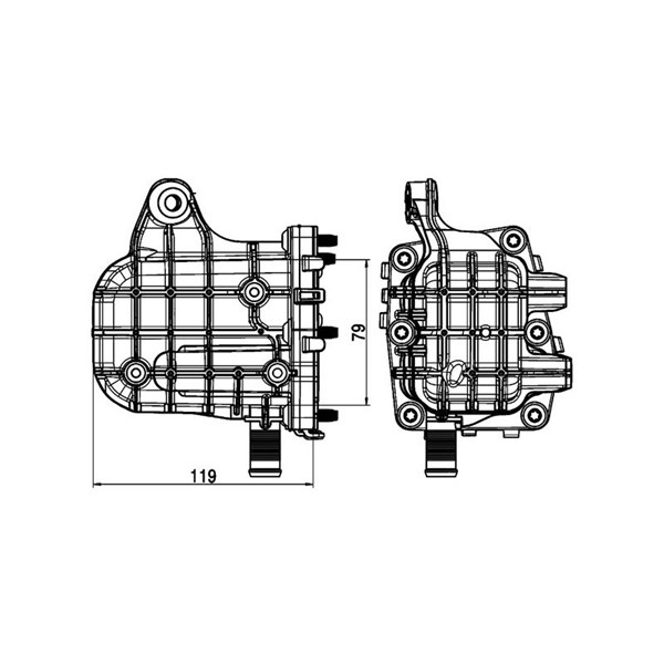 Kylare, avgasåterföring Mahle CE 4 000P MAHLE