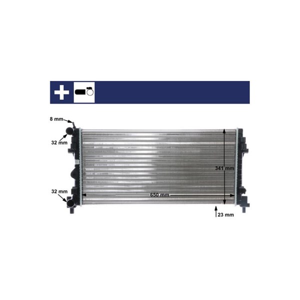 Kylare, motorkylning Mahle CR 1096 000S MAHLE