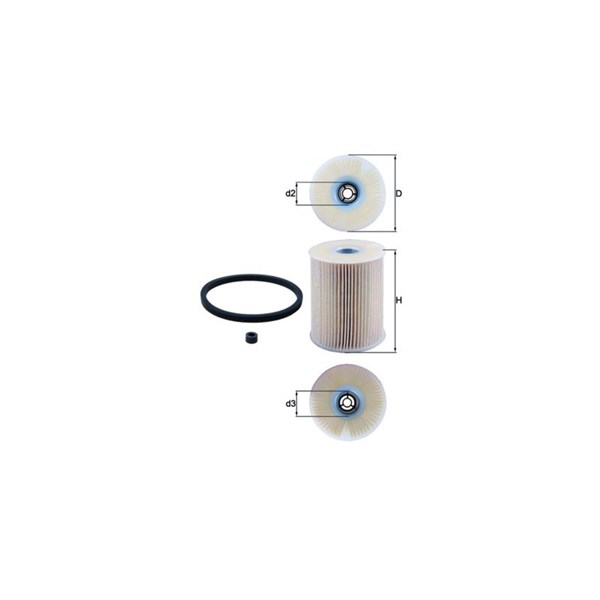 Bränslefilter Mahle KX 231D MAHLE